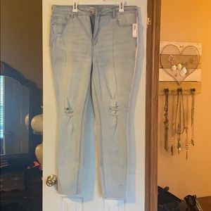 18 Tall Rockstar Jeans with holes